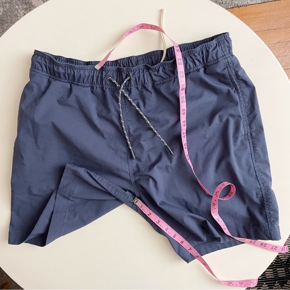 Toad & Co Men's Boundless Pull-On Short 7” Navy Size Large NWOT - Picture 2 of 9